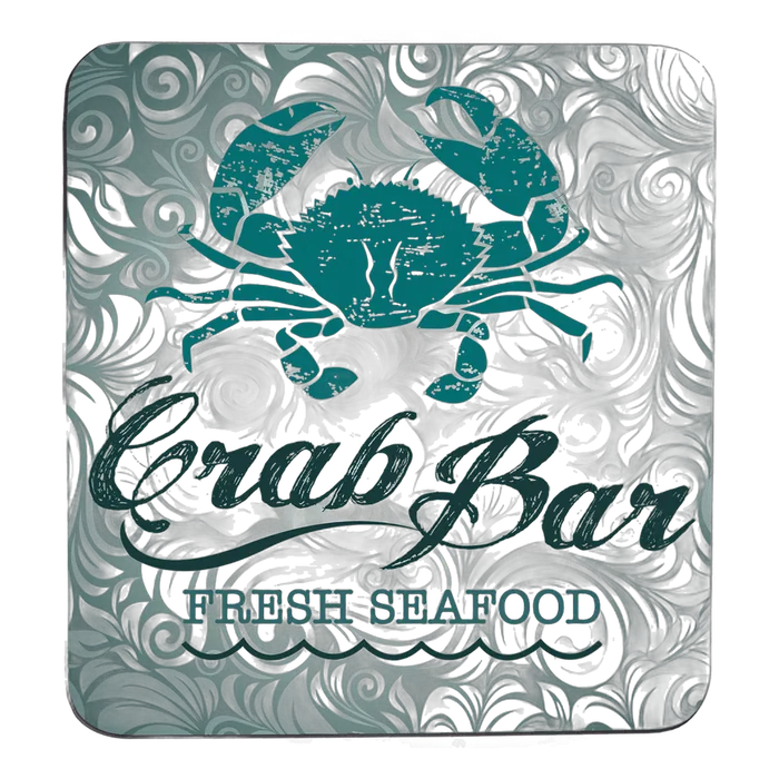 1-Sided Square Rubber Backed Flexible Coaster