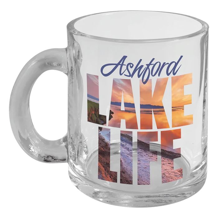 10 oz. Clear Glass Mug