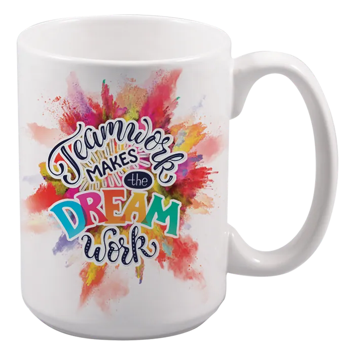 White 15 oz. Ceramic Mug