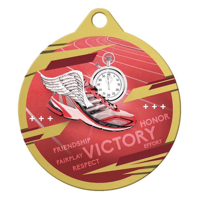 Track Inspire Medal - Gold, 2"