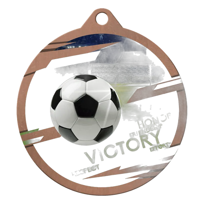 Soccer Inspire Medal - Bronze, 2 3/4"