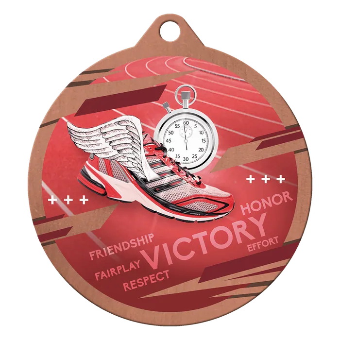 Track Inspire Medal - Bronze, 2 3/4"