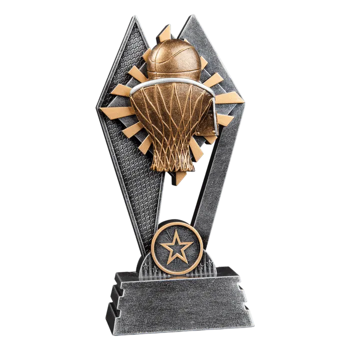 Basketball Sun Ray Resin-7"