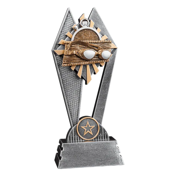 Swimming Sun Ray Award, 8"