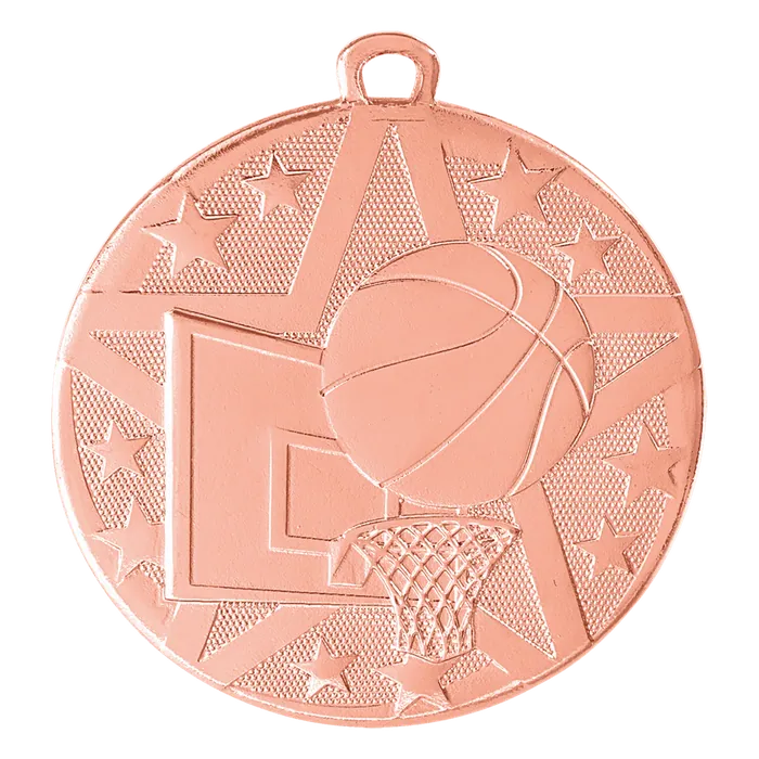 Basketball Superstar Medal-Bronze