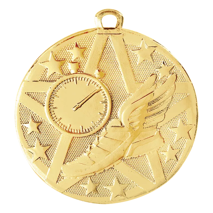 Track Supertar Medal-Gold