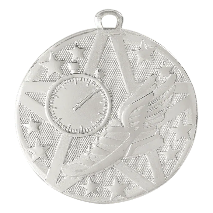 Track Supertar Medal-Silver