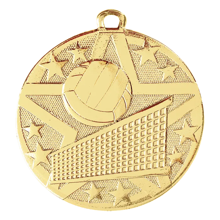 Volleyball Superstar Medal-Gold