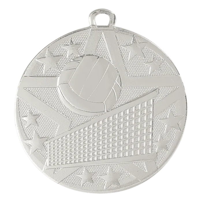 Volleyball Superstar Medal-Silver