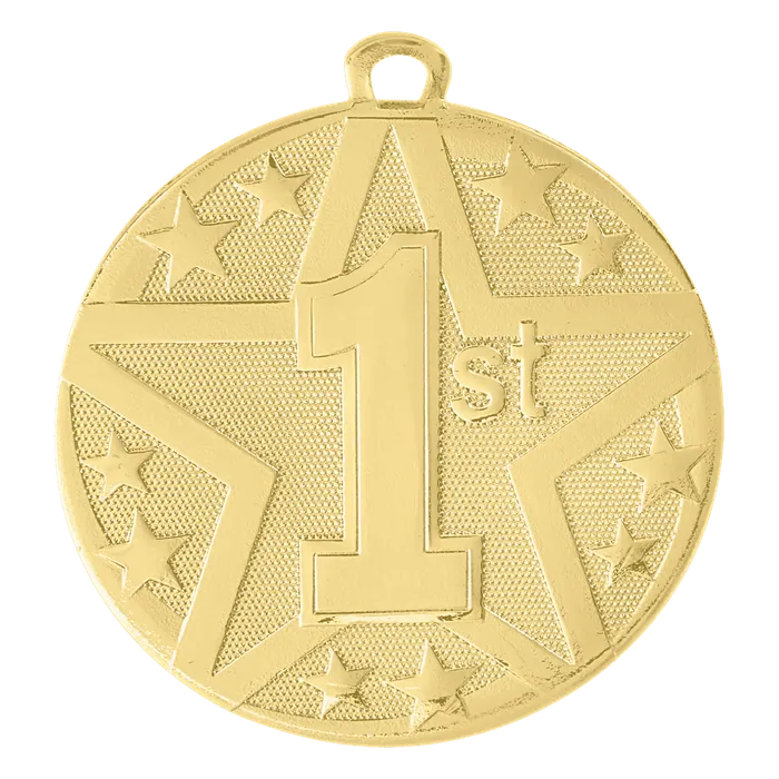 1st Place Super Star Medal (Gold only)