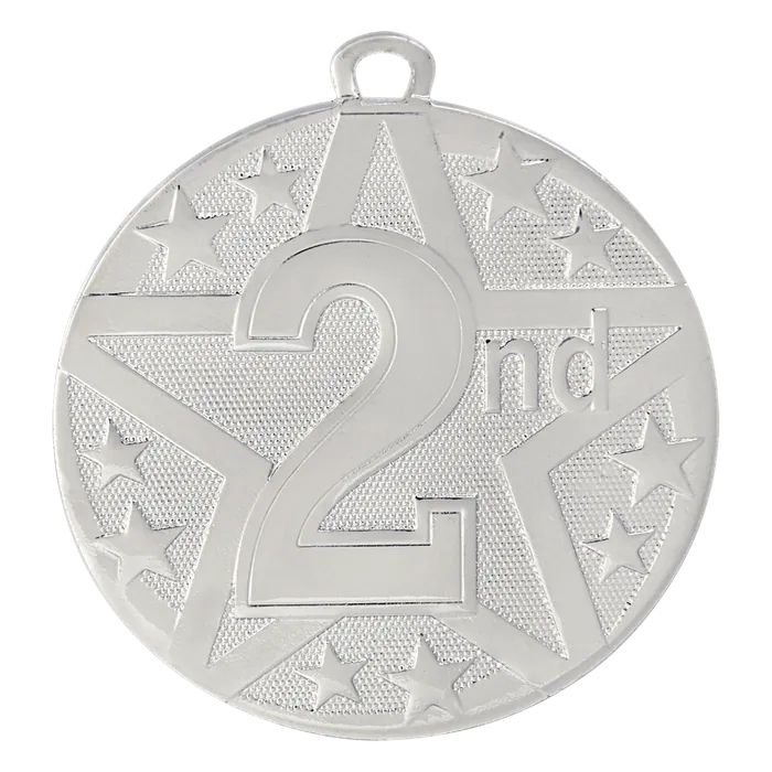 2nd Place Super Star Medal (Silver only)