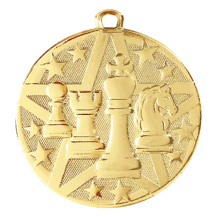 Chess Superstar Medal-Gold