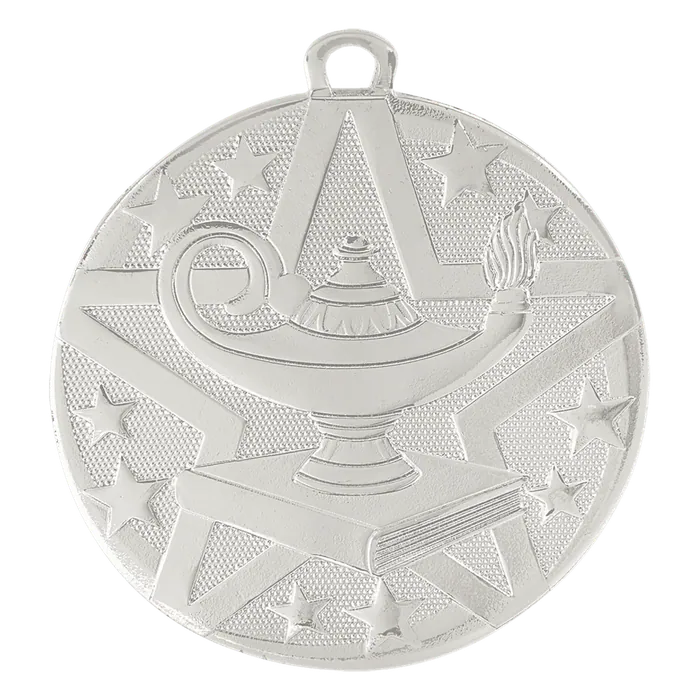 Lamp of Knowledge Superstar Medal-Silver