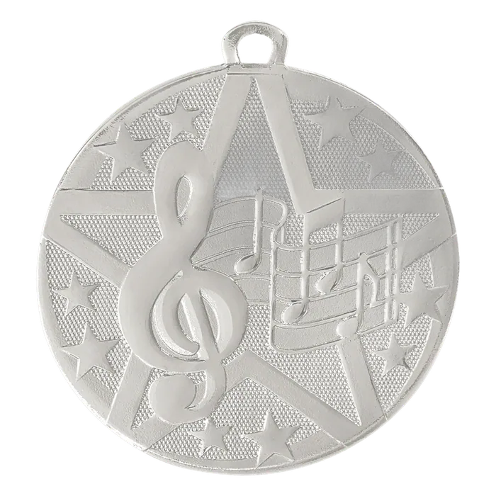 Music Superstar Medal-Silver