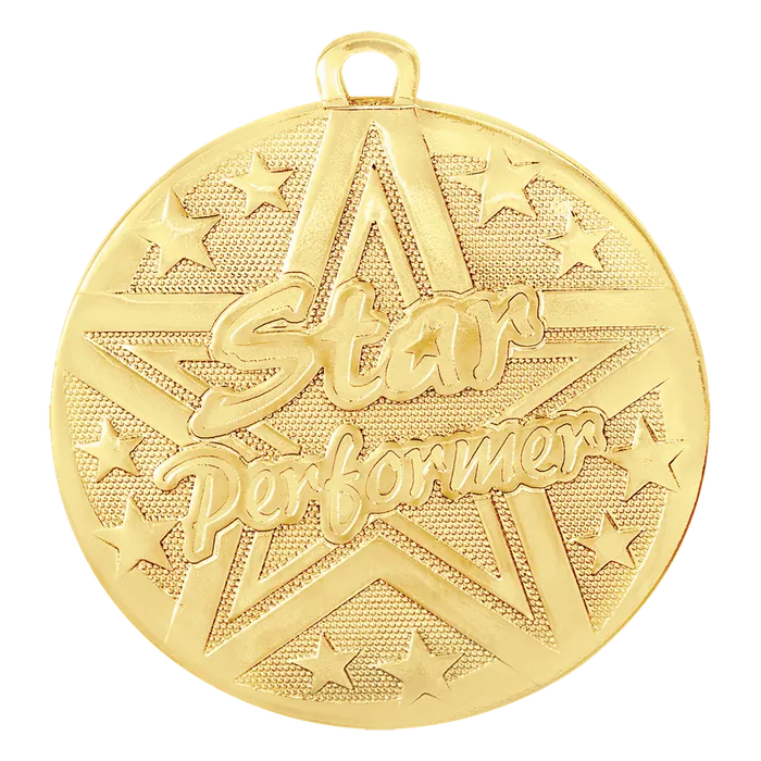 Star Performer Superstar Medal-Gold