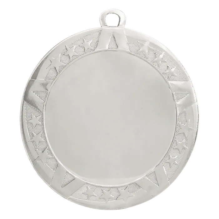 Superstar 2" Insert Holder Medal-Silver (Insert Not Included)
