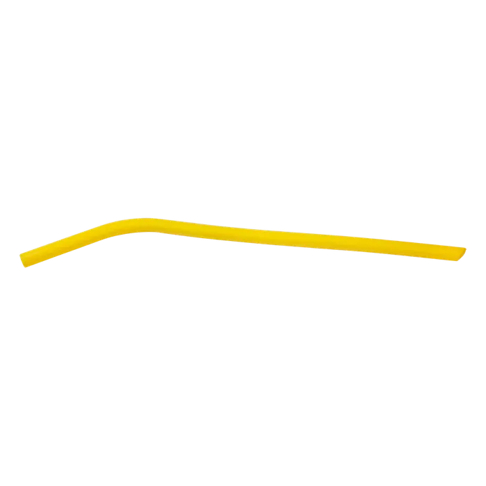 Yellow Small Silicone Straw