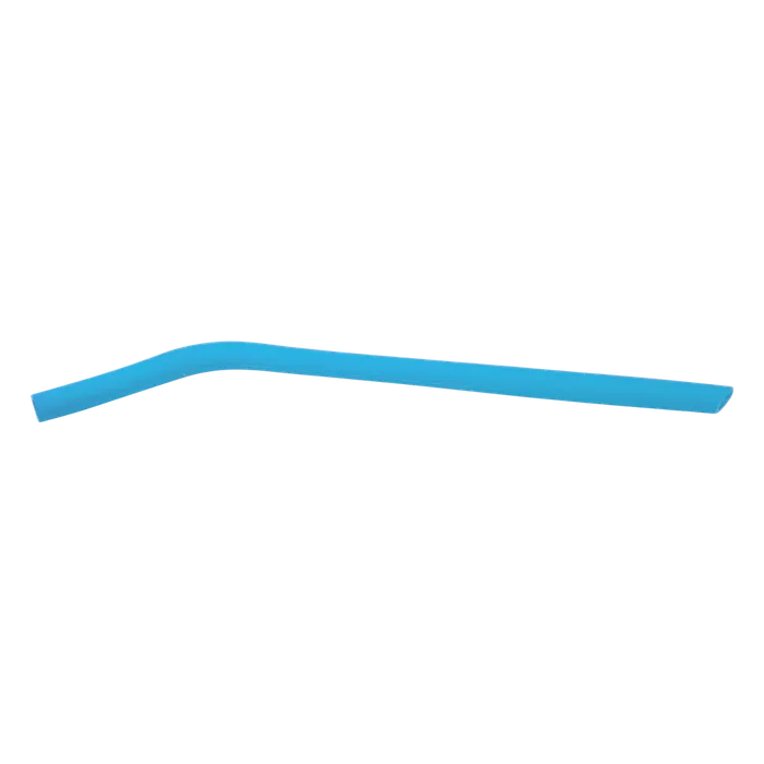 Blue Large Silicone Straw