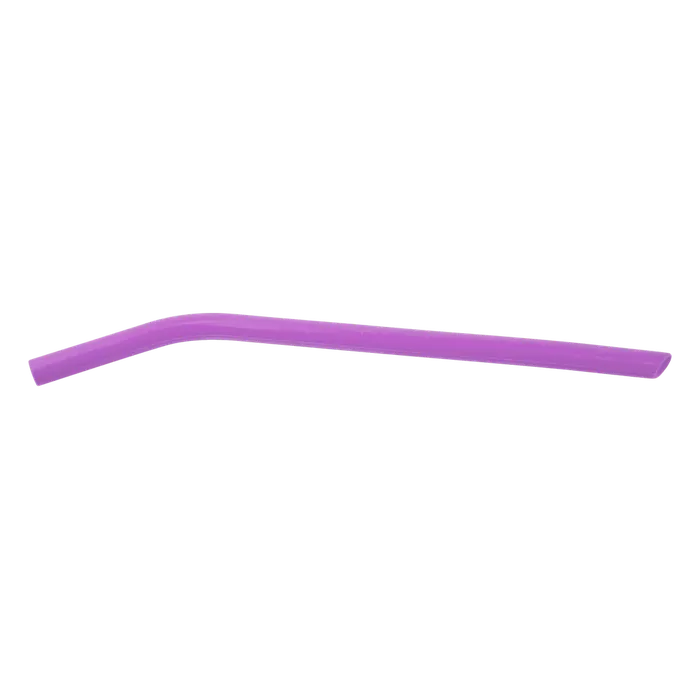 Purple Large Silicone Straw