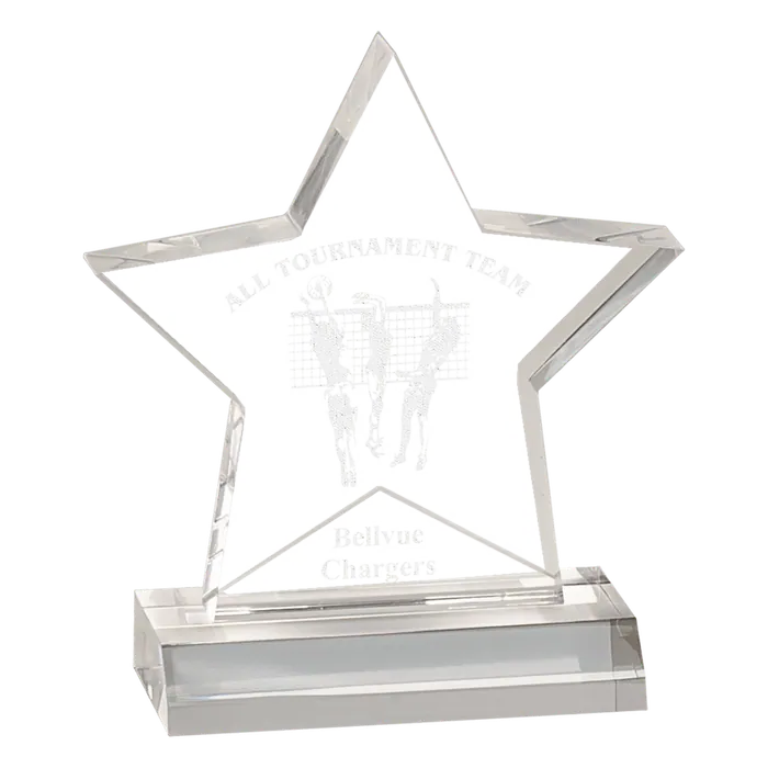 Clear Acrylic Star Award