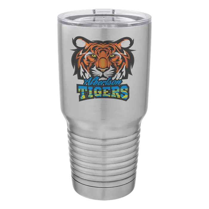 Stainless Steel 30 oz. Polar Camel Full Color Ringneck Tumbler