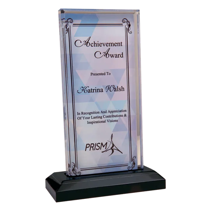 Large Full Color Beveled Impress Acrylic