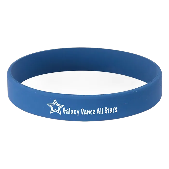 Blue Silicone Bracelet, Style SWB103