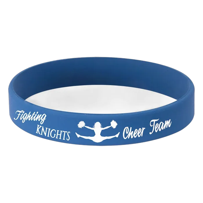 Blue Silicone Bracelet, Style SWB303