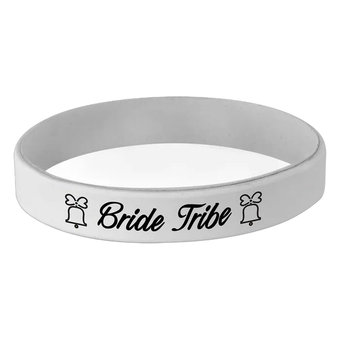 White Silicone Bracelet, Style SWB401