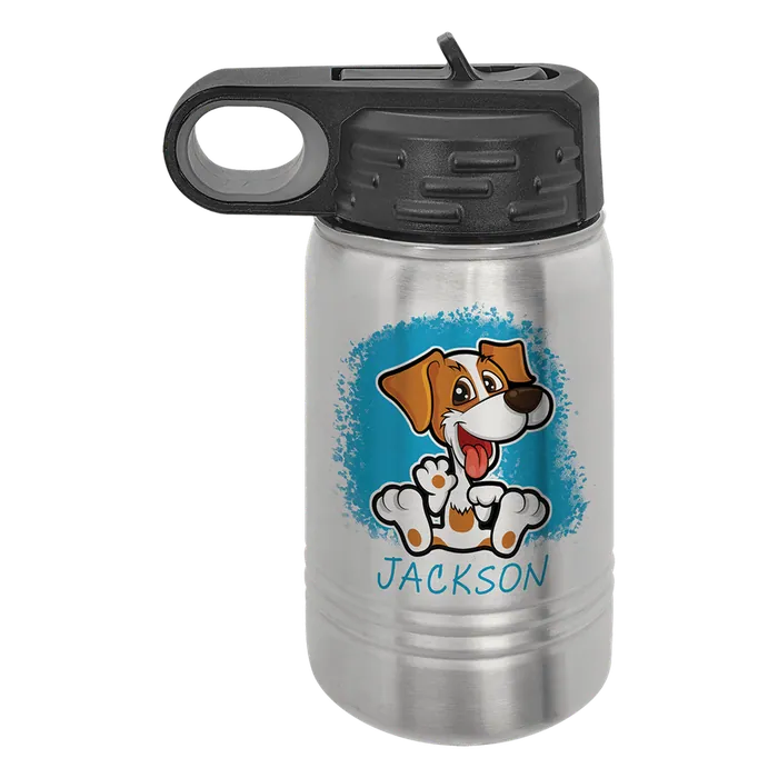Stainless Steel 12 oz. Polar Camel Full Color Water Bottle