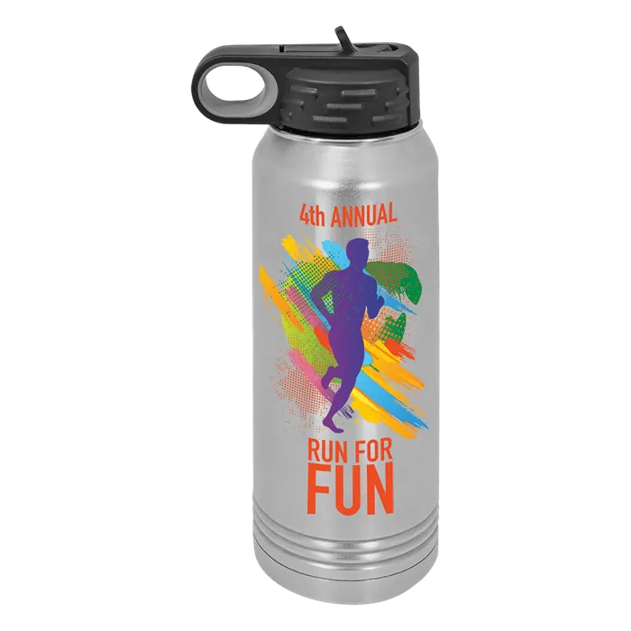 Stainless Steel 32 oz. Polar Camel Full Color Water Bottle