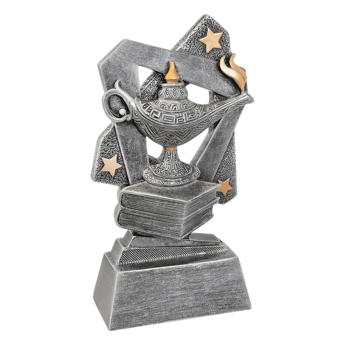 Lamp of Knowledge Triumph Resin-6 1/2"