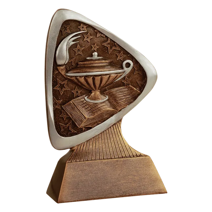 Lamp of Knowledge Triad Resin-5 1/2"