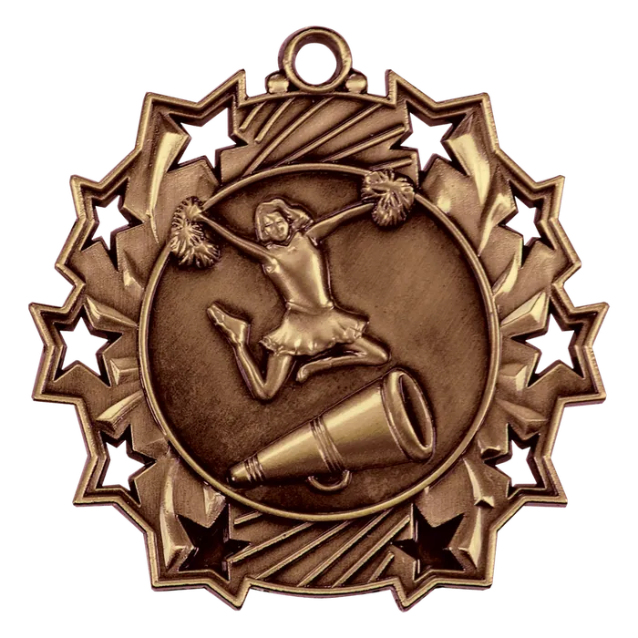 Cheer Ten Star Medal-Bronze