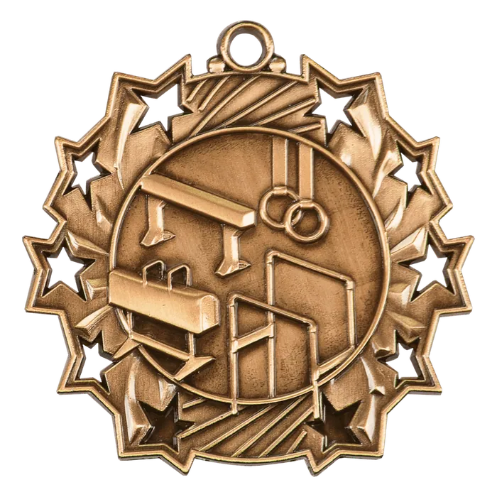 Gymnastics Ten Star Medal-Bronze