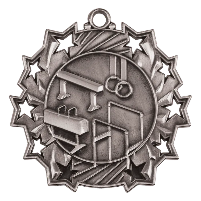 Gymnastics Ten Star Medal-Silver
