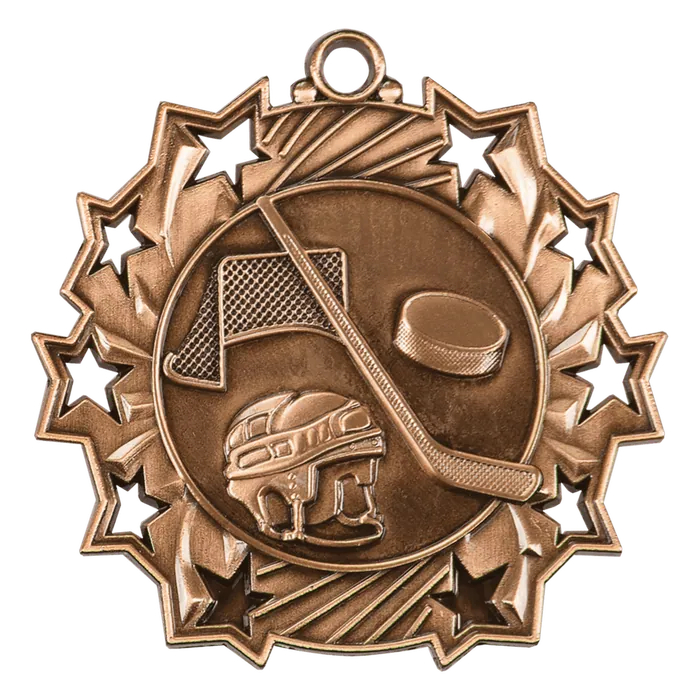 Hockey Ten Star Medal-Bronze
