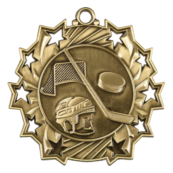 Hockey Ten Star Medal-Gold