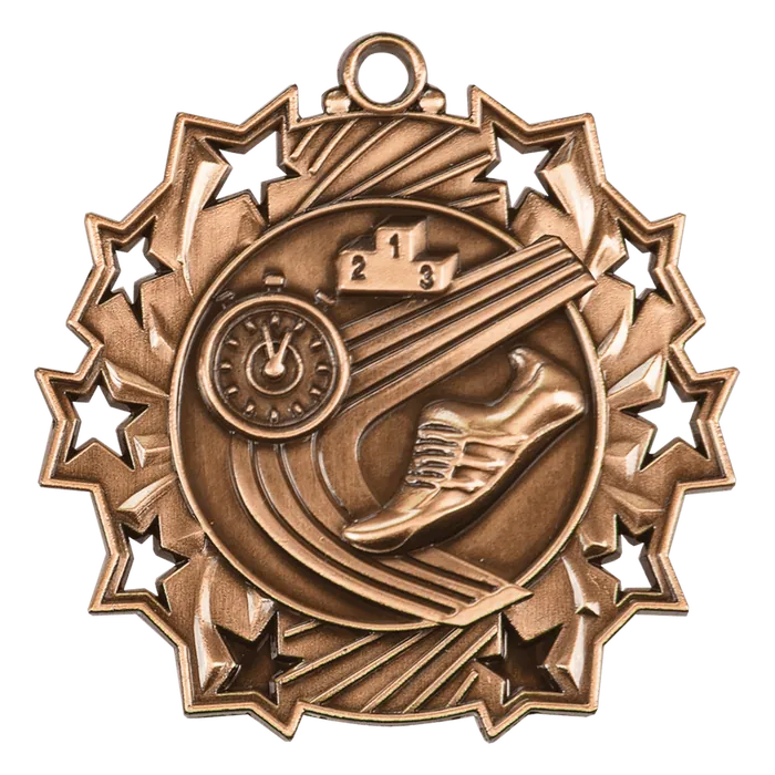 Track Ten Star Medal-Bronze