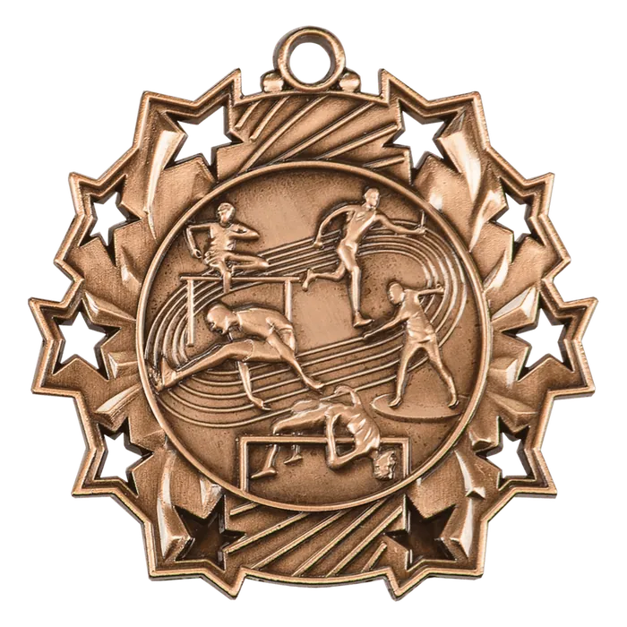 Track & Field Ten Star Medal-Bronze