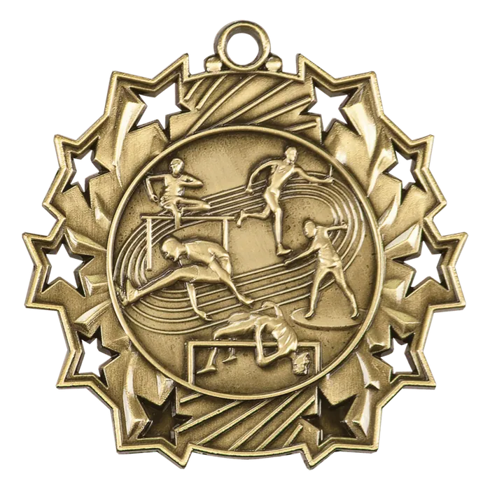Track & Field Ten Star Medal-Gold