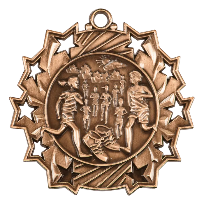 Cross Country Ten Star Medal-Bronze