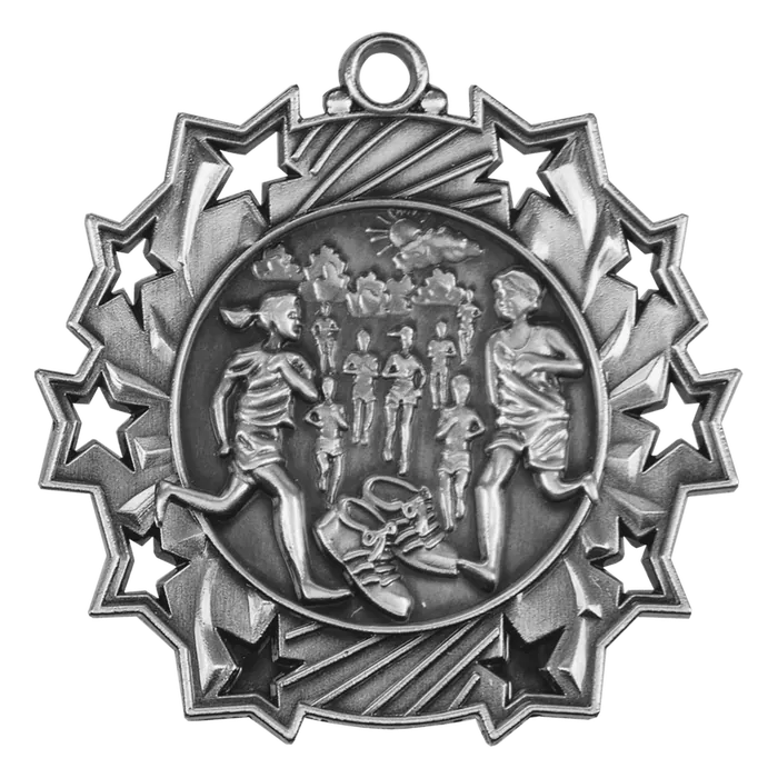Cross Country Ten Star Medal-Silver