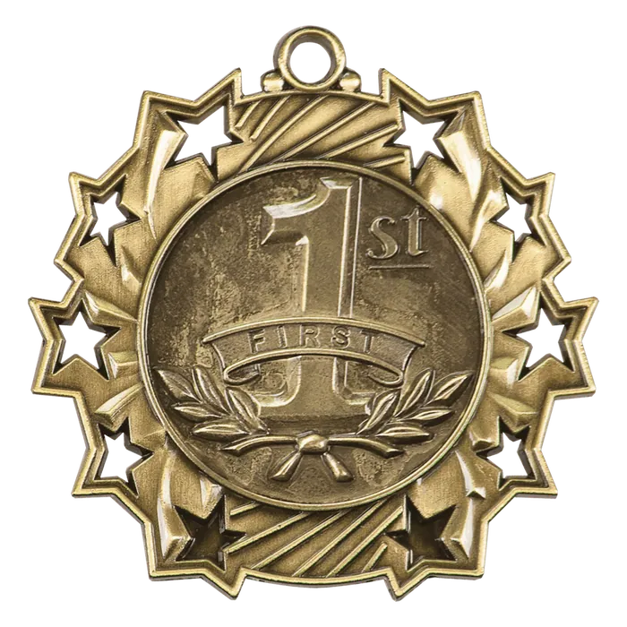 1st Place Ten Star Medal (Gold only)