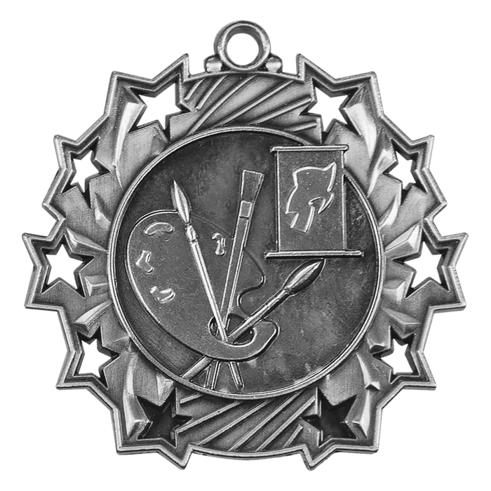 Art Ten Star Medal-Silver
