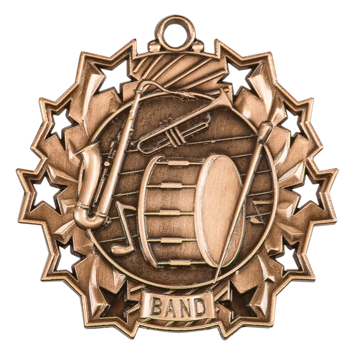Band Ten Star Medal-Bronze
