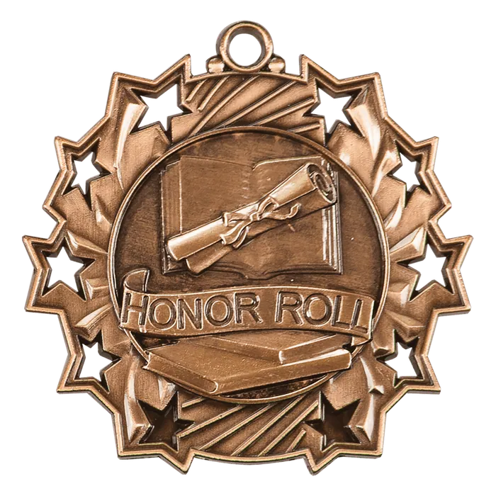 Honor Roll Ten Star Medal-Bronze