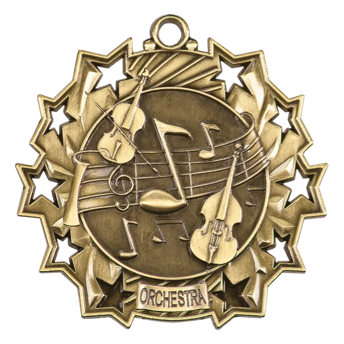 Orchestra Ten Star Medal-Gold