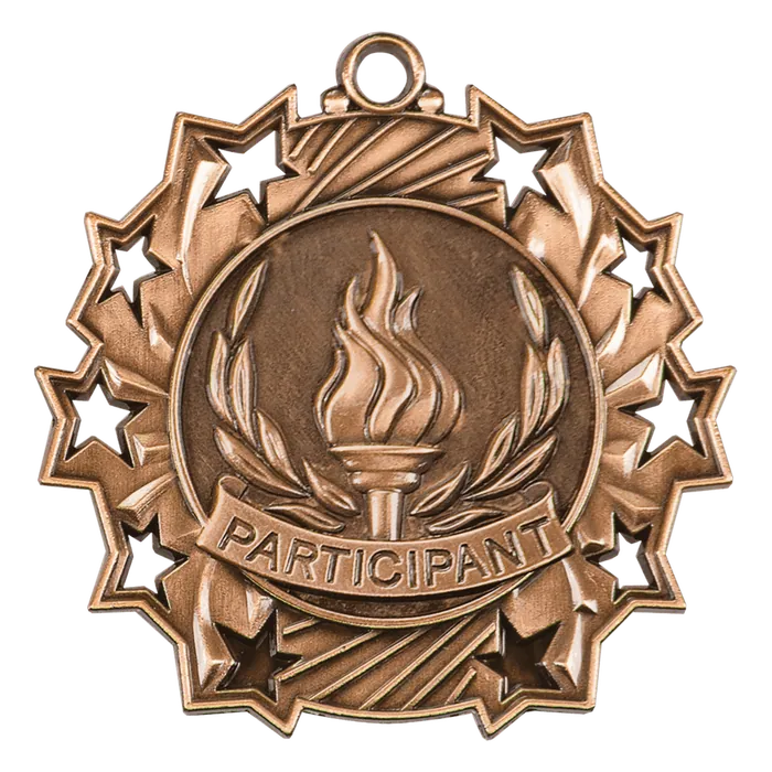 Participant Ten Star Medal-Bronze