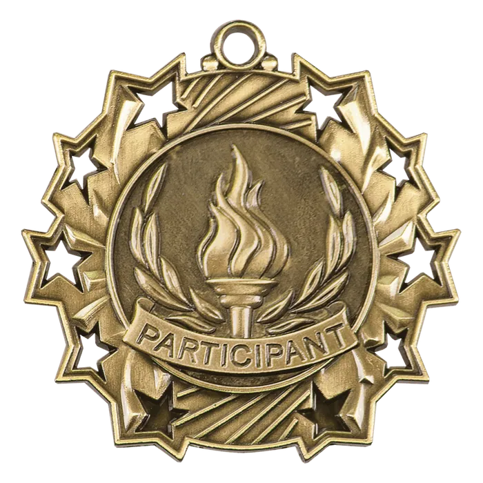 Participant Ten Star Medal-Gold